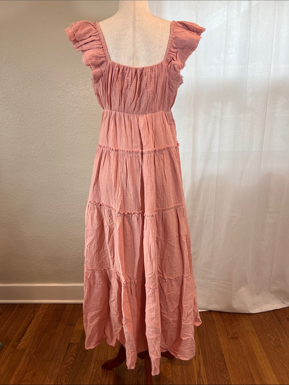 Free the Roses Dusty Rose Tiered Maxi Dress - Picture 3 of 11